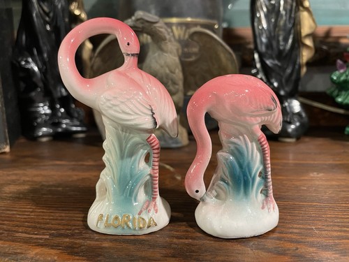 Vintage mcm pink flamingo - vintage,