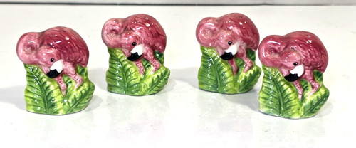 Pink flamingo salt and - and, pepper