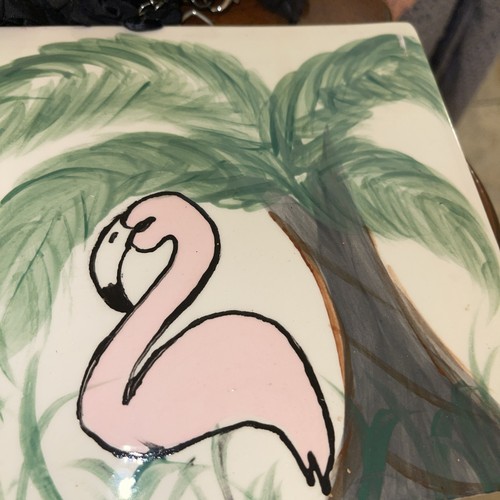 Pink flamingo background - pink,