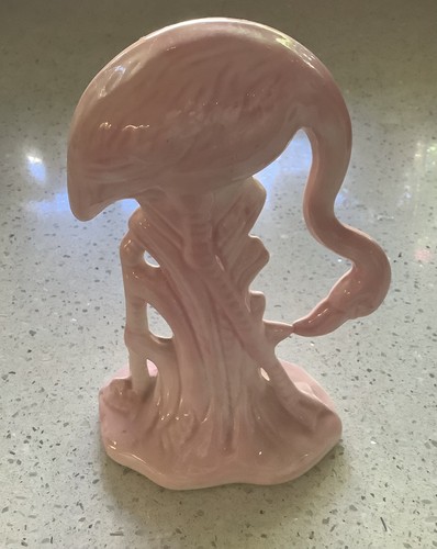 Vintage ceramic flamingo - vintage,