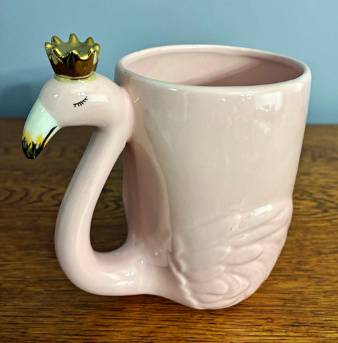 Pink flamingo ceramic - pink,