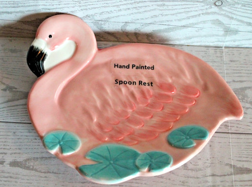 Pink flamingo tropical spoon - pink,